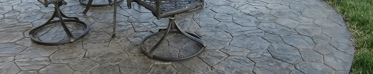 Garden relaxation area with professionally installed stone flooring in Philadelphia PA